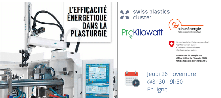 Le cluster Swiss Plastics organise un webinaire le 26 novembre prochain.